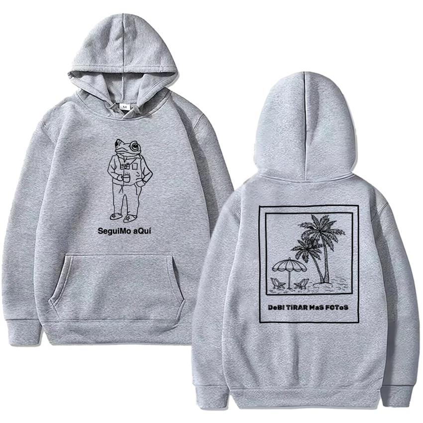 Seguimo Aqui Printed Hoodie Men Women Simple Casual Loose Fashion O-Neck Long Sleeve Pullover Fleece Sweatshirts