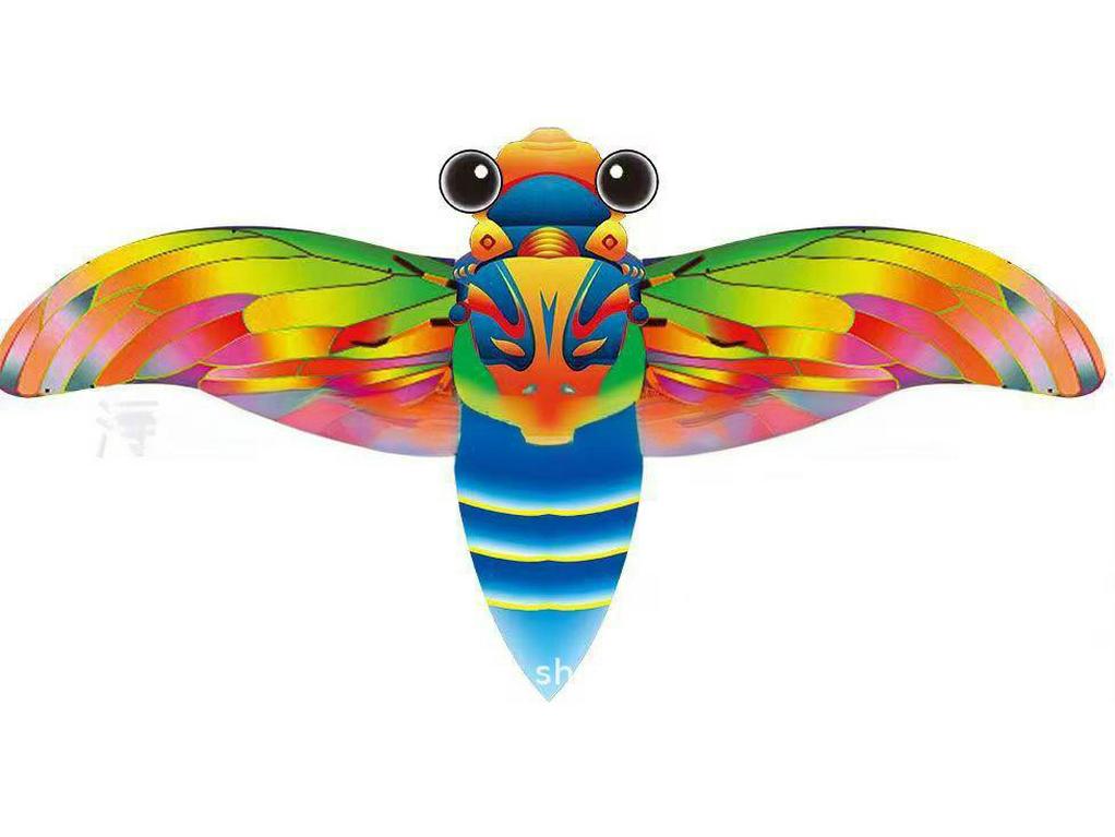 Dynamic Children's Swallow Butterfly Kite - Handheld Plastic Rod with Shaking Wings