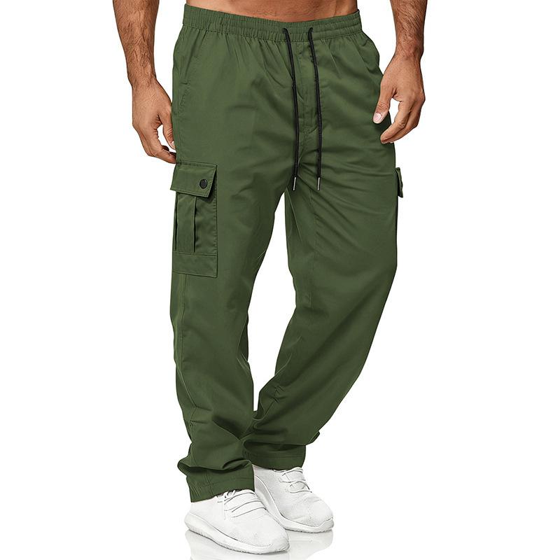 European and American Men's Casual Sports Overalls Outdoor Tactical Climbing Pants Tooling Casual Pants Men