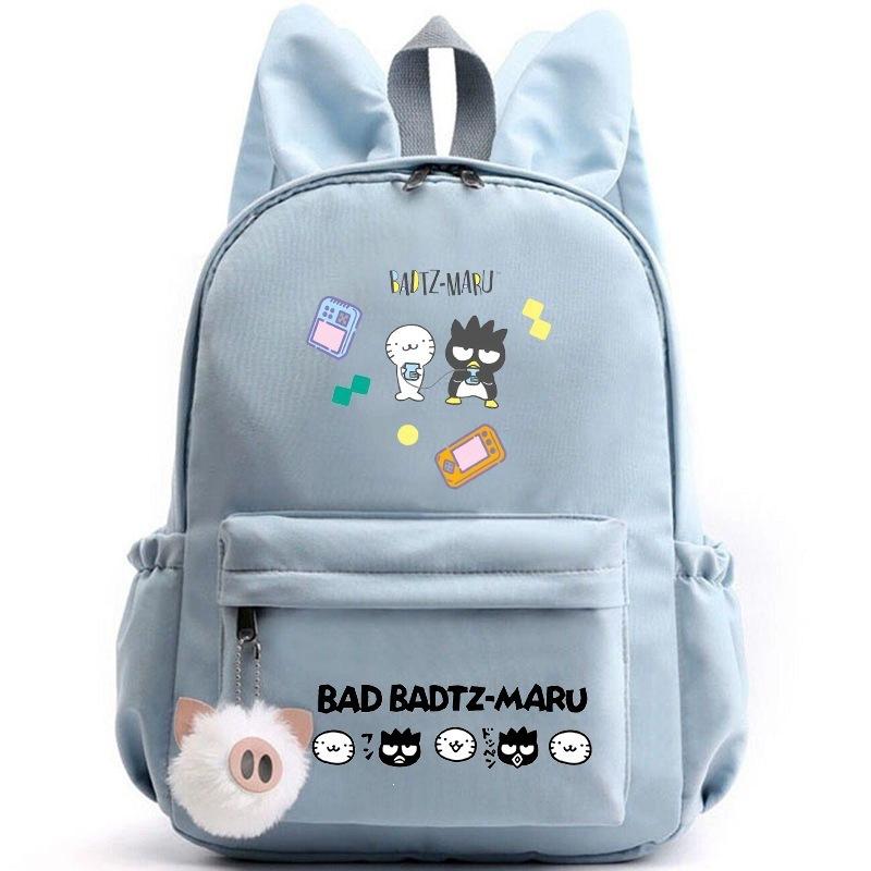 Schulrucksack mit großer Kapazität und Schultergurt; Schüler Drei-teiliges Federmäppchen-Set