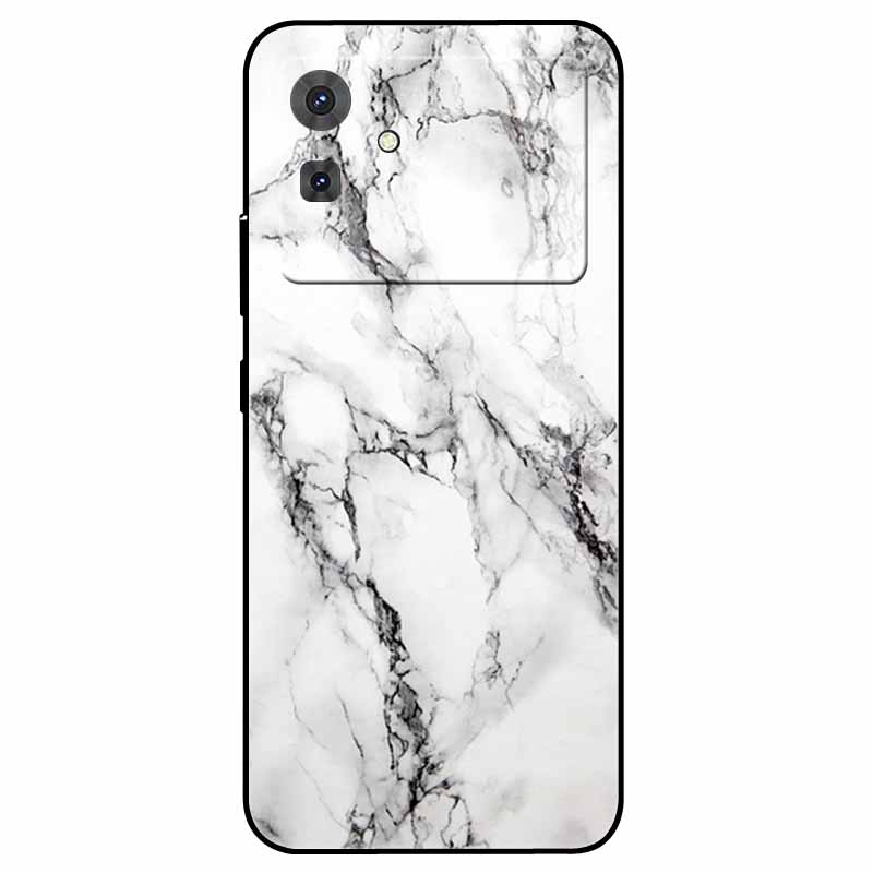 For Cubot Note 21 Case Flower Marble Silicon TPU Soft Phone Bag Cover for CUBOT Note 21 2023 COOL Printing Fundas for Note21