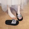 Fashion CRLAYDK Fashion Sandals for Women Slip On Fold Slides Ladies Casual Walking Summer Platform Outdoor Travel Dressy Beach Slippers