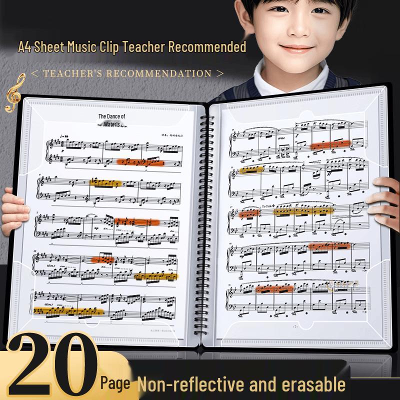 XINSHIDA A4 Writable Sheet Music & Document Binder