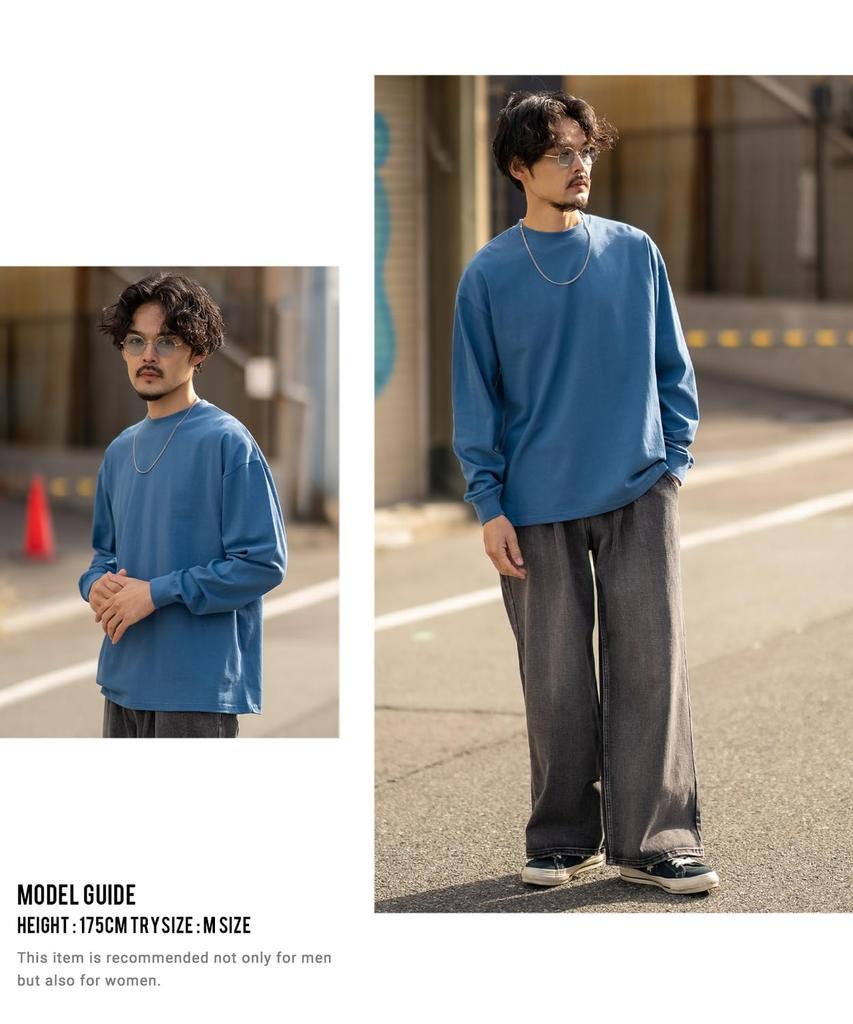 [IMPROVES] SIDE23-141 Plain Long Sleeve T-Shirt