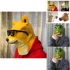 Maschera a Testa di Cavallo Halloween Cosplay Accessorio Costume Per Adulti Spaventosa E Realistica