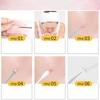 Acne Needle Pore Care Acne Blackhead Blackhead Antibacterial Stainless Beauty Storage Case Portable 4-Piece Set, Kit, Remover, Remover, Pusher, Steel,