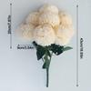 9 Heads Artificial Dandelion Bouquet Dyed Edged DIY Floral Materials Chrysanthemum Bunch Silk Cloth Realistic Simulation Flowers