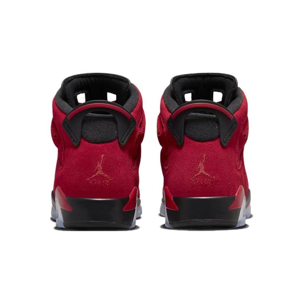 Air Jordan 6 Retro Gs Kinderen Toro Bravo Varsity Rood Zwart 384665-600