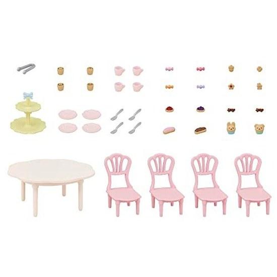 EPOCH PS Sylvanian Families Furniture Sweets Party Set Car-426 Multicolor