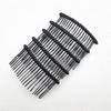 Monochrome Black Hair Comb & DIY Light Board for Spring/Summer - Simple Bangs Accessory & Hairpin