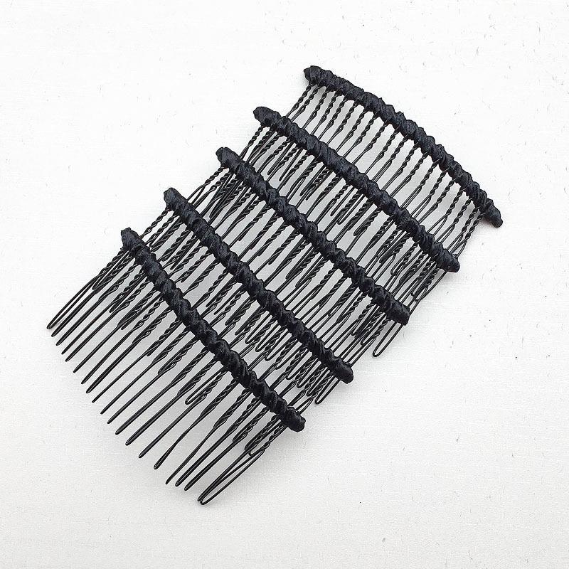 Monochrome Black Hair Comb & DIY Light Board for Spring/Summer - Simple Bangs Accessory & Hairpin