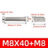 M8/M10 T-Bolt Kit 304 Stainless Steel (A2-70) - T-Screws Locking Tooth Flange Nuts - for Solar Panel Mounting PV Rails Greenhous
