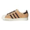 Atmos X Adidas Superstar Hachiko Unisex Sneakers Tan Focus-Orange Dark-Brown GW3471