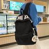 Junior High School Schoolbag Women's Solid Color Backpack