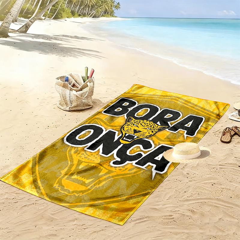 AMAZONAS FC Print Beach Towel, Large Soft Quick Dry Towel for Beach Camping Swimming