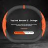All‑Season Double‑D Steering Wheel Cover 37‑38cm For Xpeng P7i  G6 G9 P7 Overseas Anti‑Slip Auto Styling Interior Parts