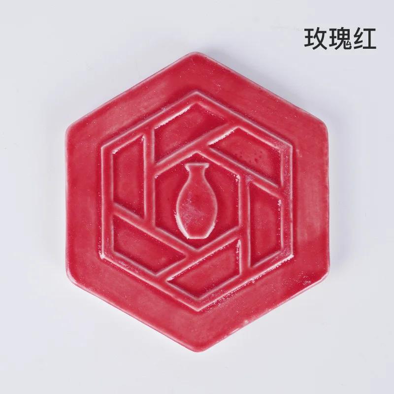 Jingdezhen Medium and High Temperature Concentrated Monochrome Glaze1160-1250°C DIY Pottery Underglaze Painting 12 Colors