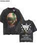 Chris Brown Tag Tshirt Breezy Bowl XX Tour  Oversized T shirt Washed Vintage  Cotton Hiphop Streetwear CB