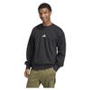 Essentials Feelcozy Fleece Sweatshirt 70% Cotton Recycled Polyester Black