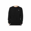 Puma Embroidered Logo Pullover Crewneck Sweatshirt for Men, Black