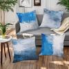 Abstract Art Pillowcase Blue and White designSuitable for Sofa Car Bedroom Decorative Cushion Cover Pillow Cover