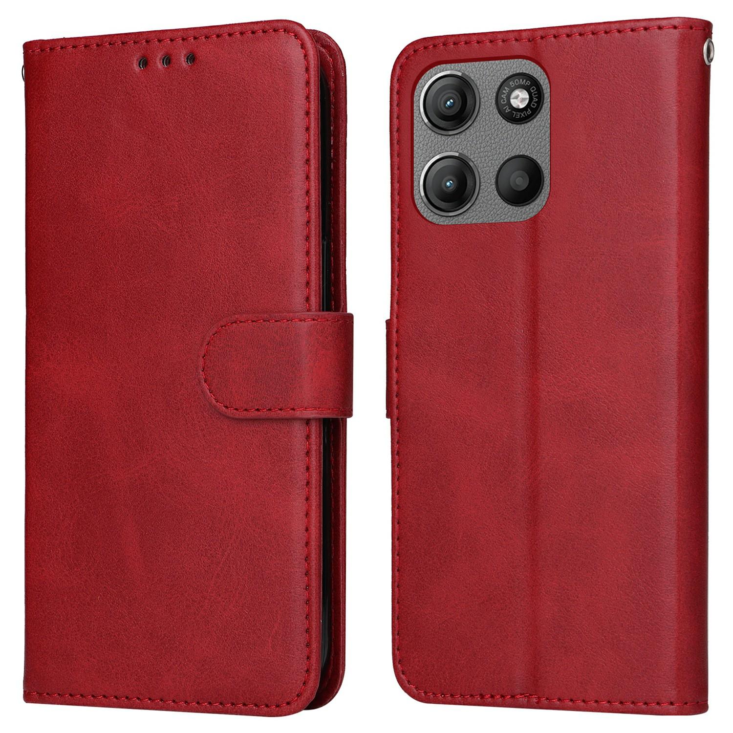 

Для Motorola Moto G15 4G/G15 Power 4G Чохол-гаманець з ПУ шкіри Фоліо Відкидна кришка для телефону D