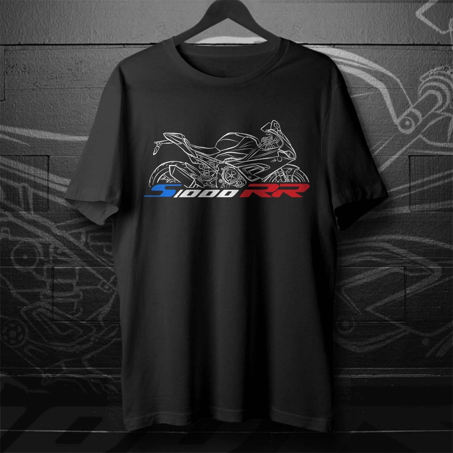Black men s and women s T-shirt BMW S1000RR XS