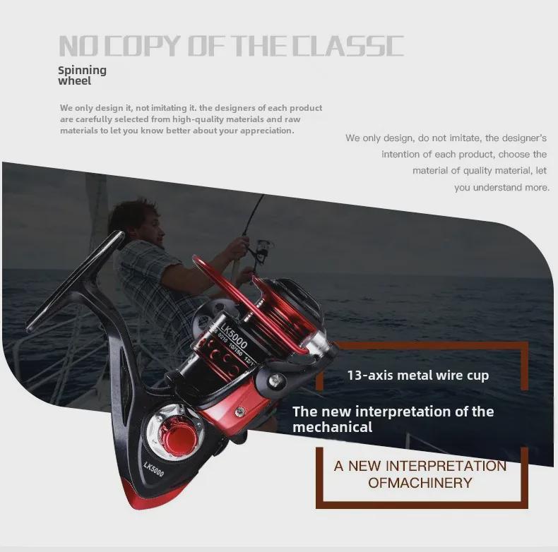 Full Metal Spinning Fishing Reel for Sea and Lure Fishing