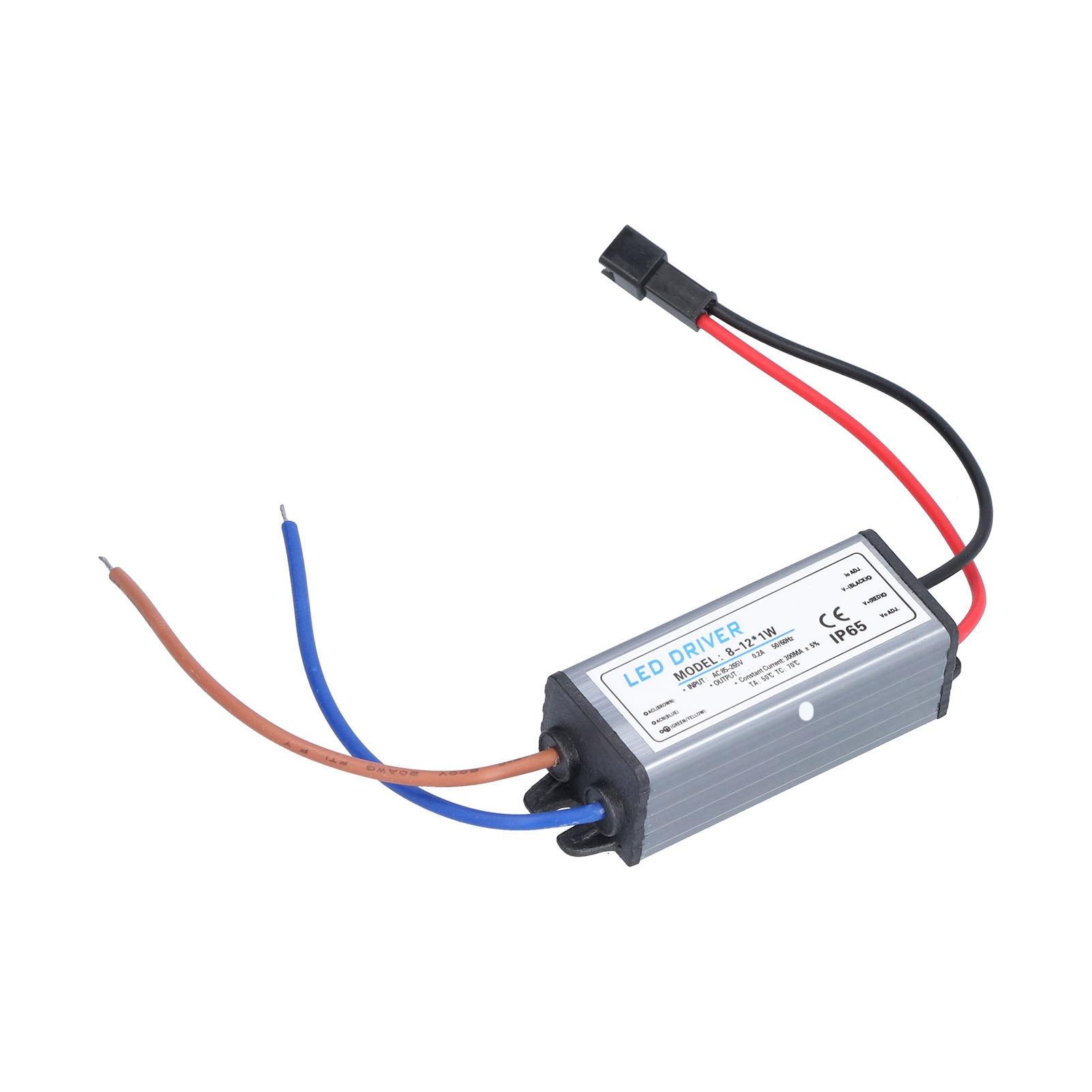 

LED Driver 300mA Safe Waterproof Small Size Lamp Power Supply Transformer Adapter