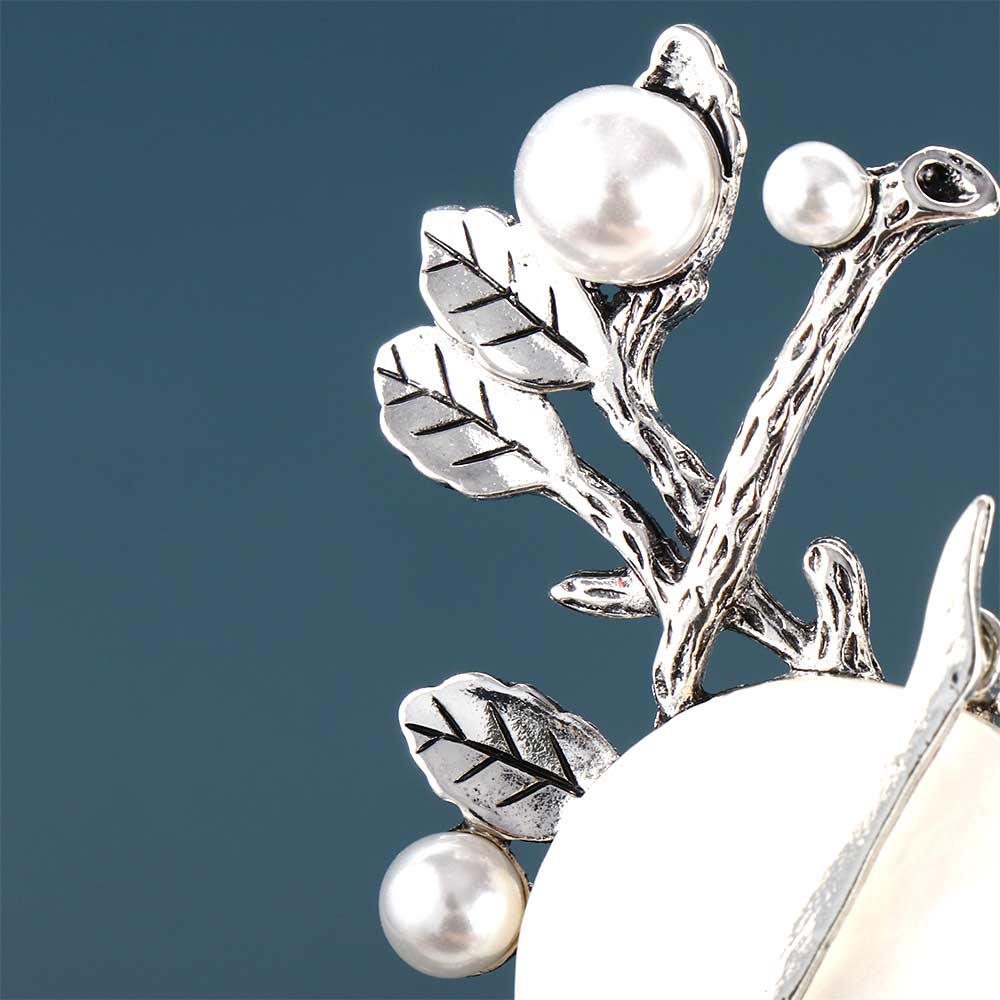 Chinese Style Hanfu Headwear Pearl Hair Accessories Women Hair Fork Moon Hair Stick Pearl Hairpins