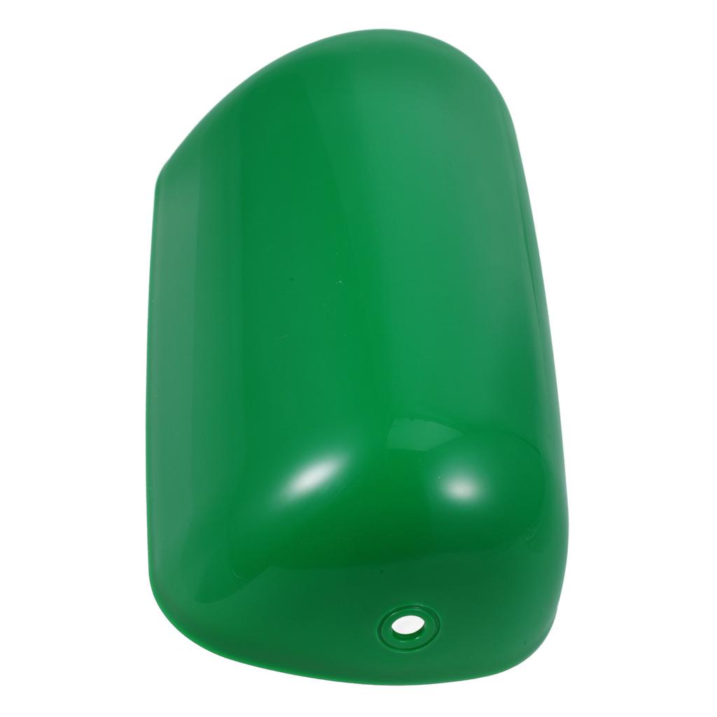 Bankers Lamp Shade Replacement Retro Green Plastic Lampshade Desk Lighting Cover Anti-Glare Vintage Style Nightstand Light