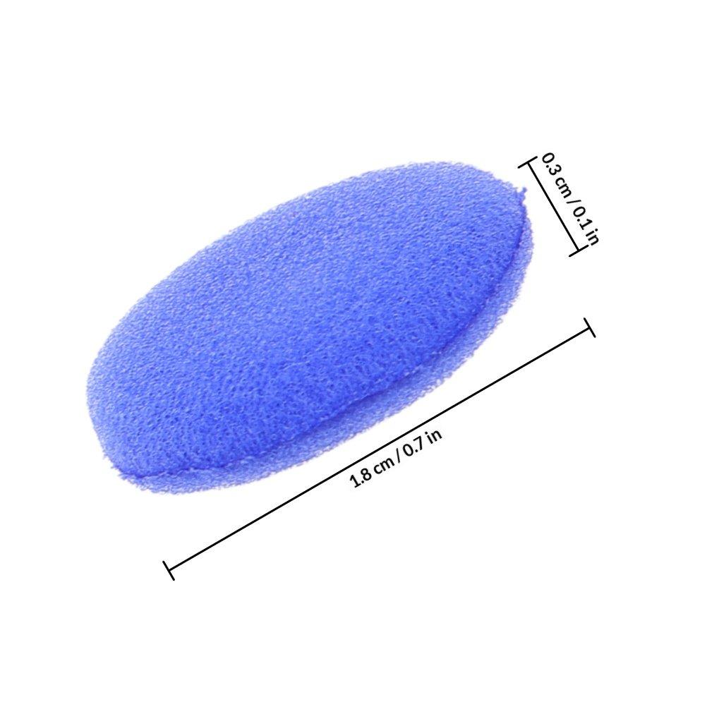 

100Pcs Earphone Sponge Covers Soft Replacement Earbud Pads Cushion Protectors Noise Isolation Earphone Ear Pads Headphone Sponge синій