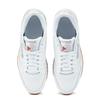 Reebok Klassisches Leder Weiß Grau Gummi Unisex Sneaker Schuhe-Weiß Rein-Grau-3 Gummi-Gummi-03 100008491