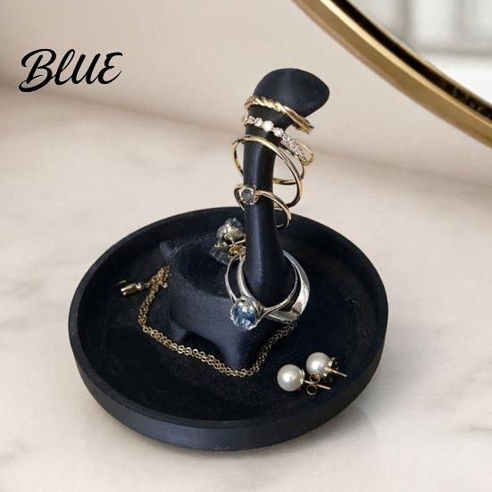 Jewelry Display Stand 3D Printed Creative Finger-Shaped Tray Minimalist Ring & Necklace Holder