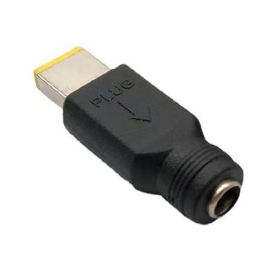5.5x2.1mm Female To Square Port Male Connector Adapter Conversion Head for Laptops Notebook Computer Accessories