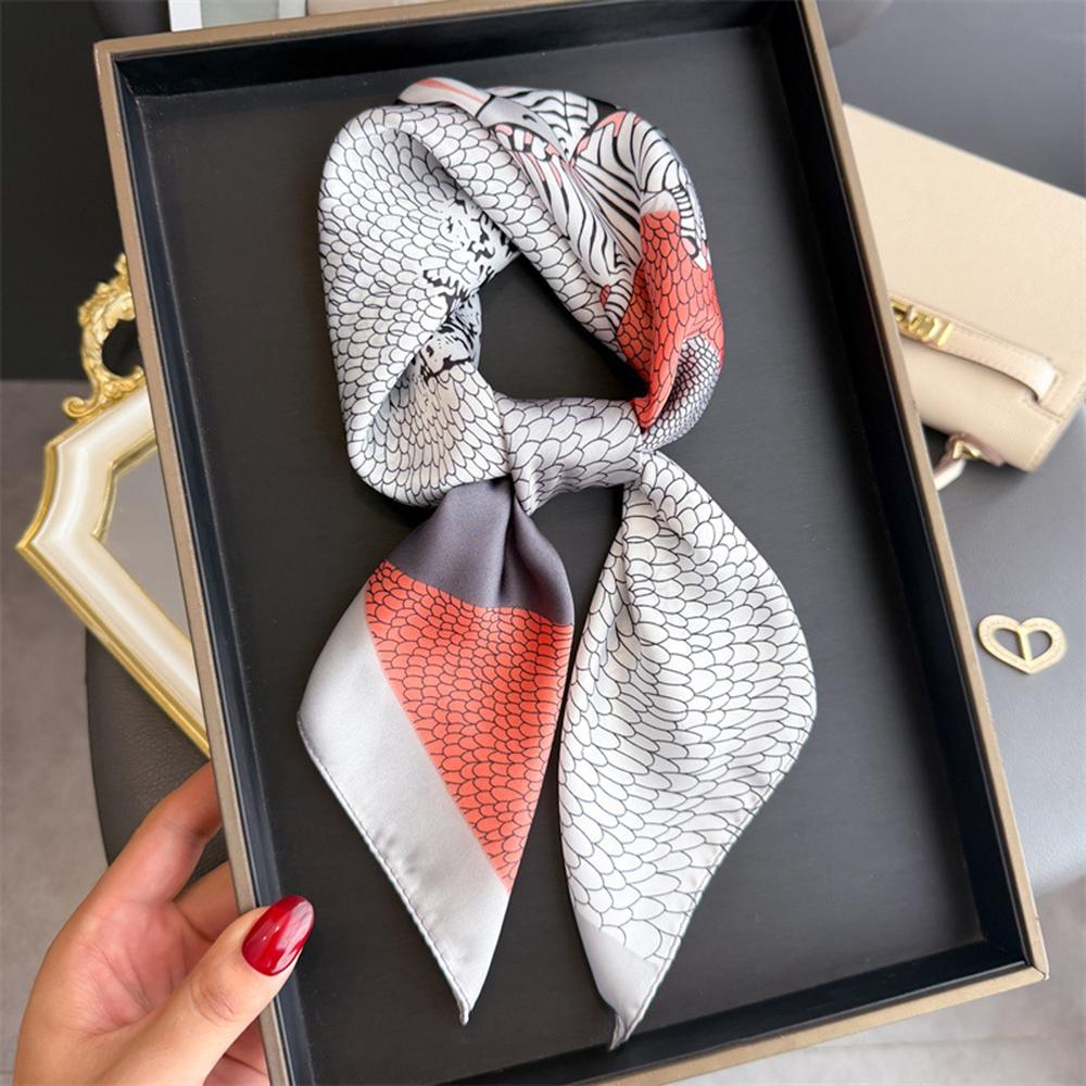 

New Hair Scarves Neckerchief Women Fashion Hijab Neckerchief Square Scarf Bandanna Neckerchife Headscarf Kerchief Shawl Wraps 70X70CM