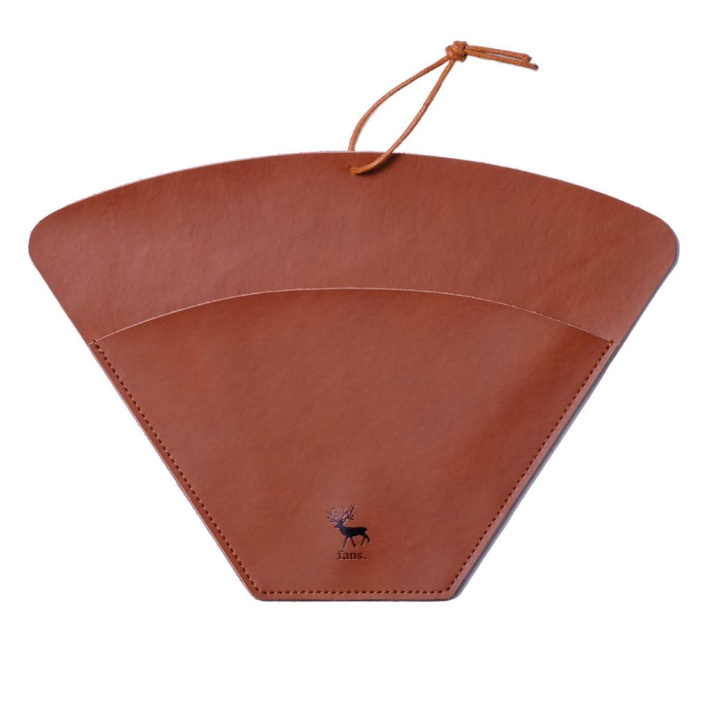 fans. [Made with Genuine Leather] Coffee Filter Case Holder, Cowhide Leather Dripper, Leather Drip Paper
