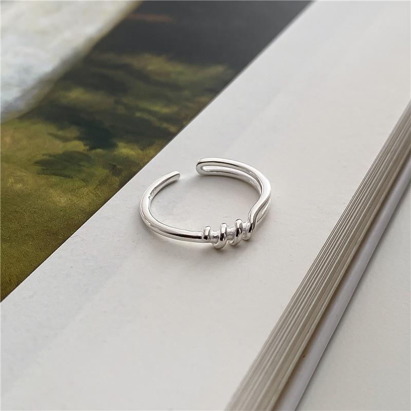 Ada Jewelry Anel Factory Hot Selling Women's Fashion Korean Design Simple S925 Sterling Silver Ring