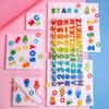 Kids Educational Montessori Math Toys Wooden Puzzle Sorting Numbers Magnetic Fishing Game For Toddler Early Study