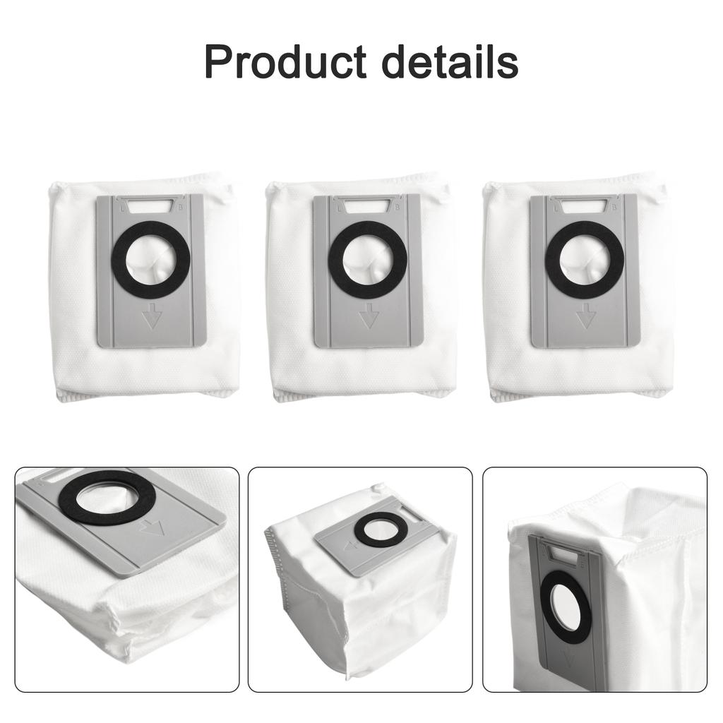 3/5 Pieces Dust Bags Vacuum Cleaner Bags For LYNKBEY M20 Pro M20 PRO Robot Vacuum And For Combo Spare To Replace