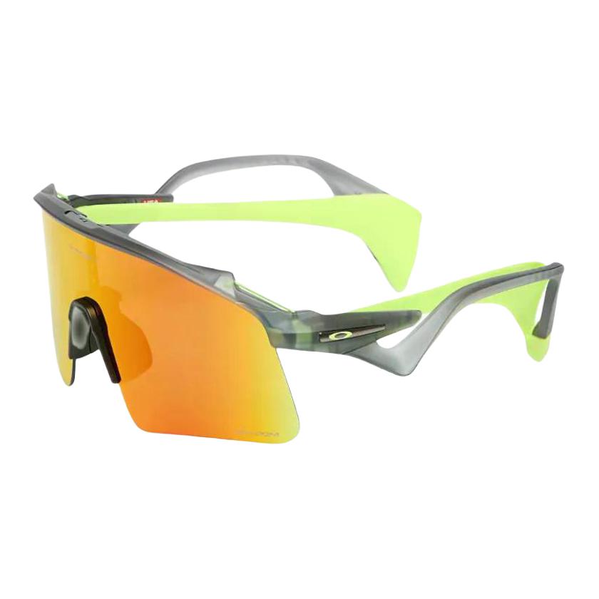 Oakley 3D Logo Plastic Irregular Shape Sunglasses Men sunglasses Matte-Gray Smoke 0OO9519-95190441 One Size,Matte Gray Smoky