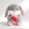 Plush Rabbit Toy With Carrot And Mushroom Design For Children Gift