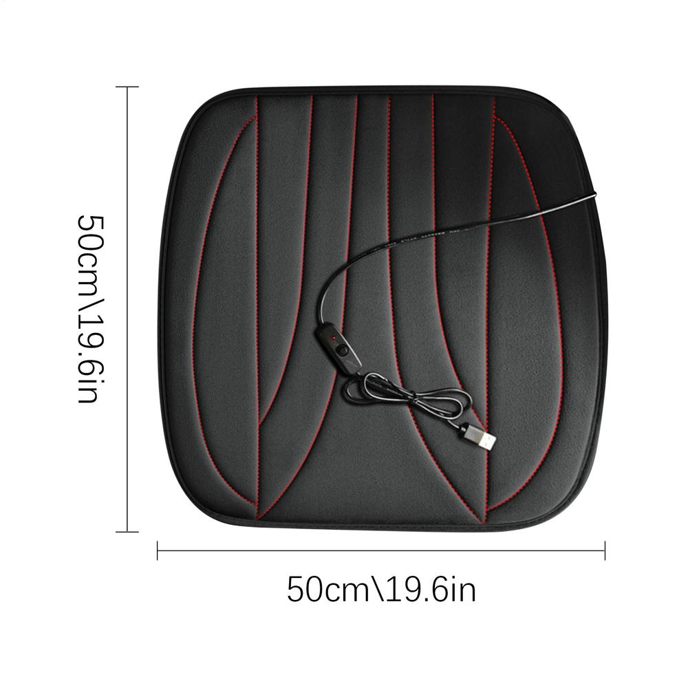 Seat Warmer For Car Comfort USB Heating Mat Anti-slip Car Seat Warmer For Truck SUV Trailer Tractor Men Women Driver Elderly