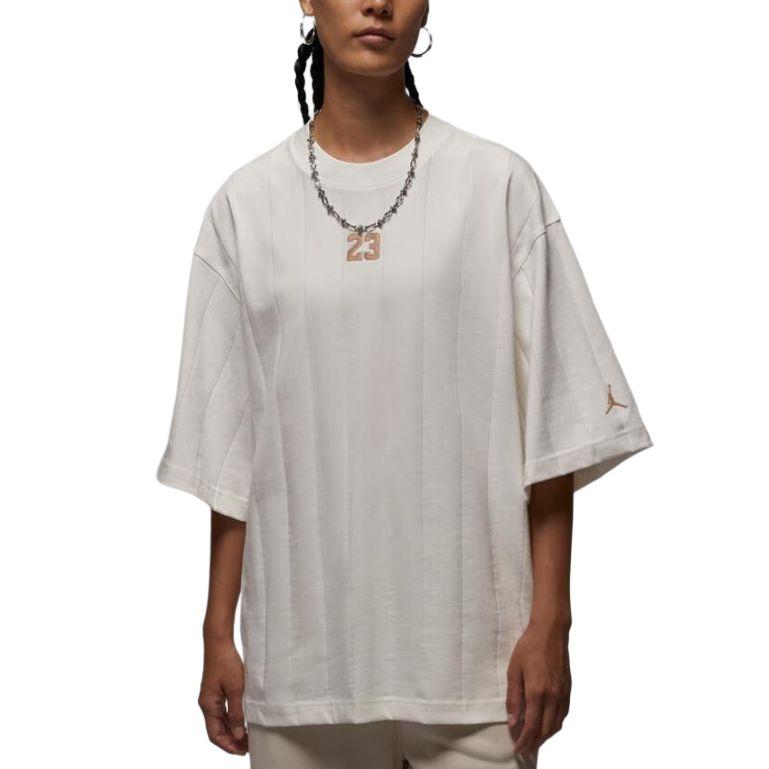 

Jordan As W J Brk Ls Loose Round Neck Pullover Three Quarter Sleeve T-Shirt Women Tops HV0400133 S