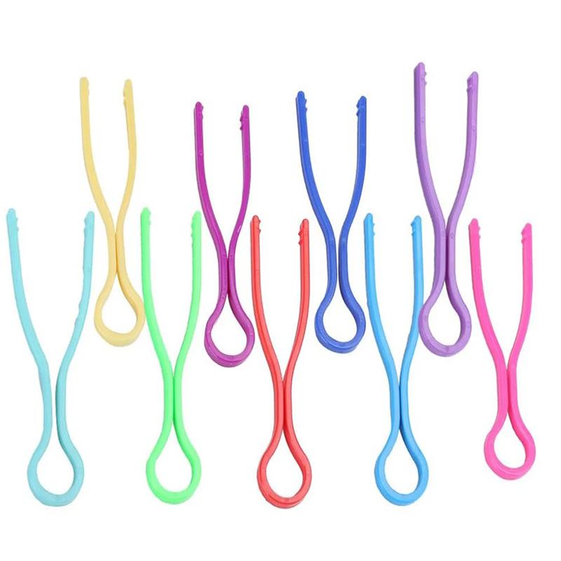 10-40Pcs Colorful Plastic Bobbin Thread Holders Sewing Bobbin Holder Clips DIY Sewing Bobbin Thread Organizer Tools