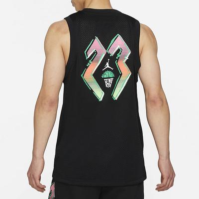 Jordan Tricou de Baschet Bărbați Negru CZ4860-010