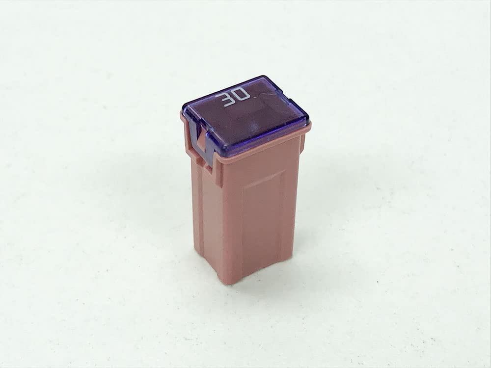 Taiheiyo Seiko PEC Pacific Slow Blow Fuse SBFC-JT 30A Pink Time-Lag for Automobiles, Delayed Time-lag, Block Type, Set of 3
