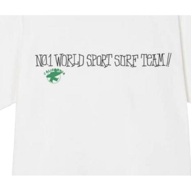 Stussy SS22 Letter Round Neck Short Sleeve American Vintage T-Shirt Unisex T-Shirt White 3903789
