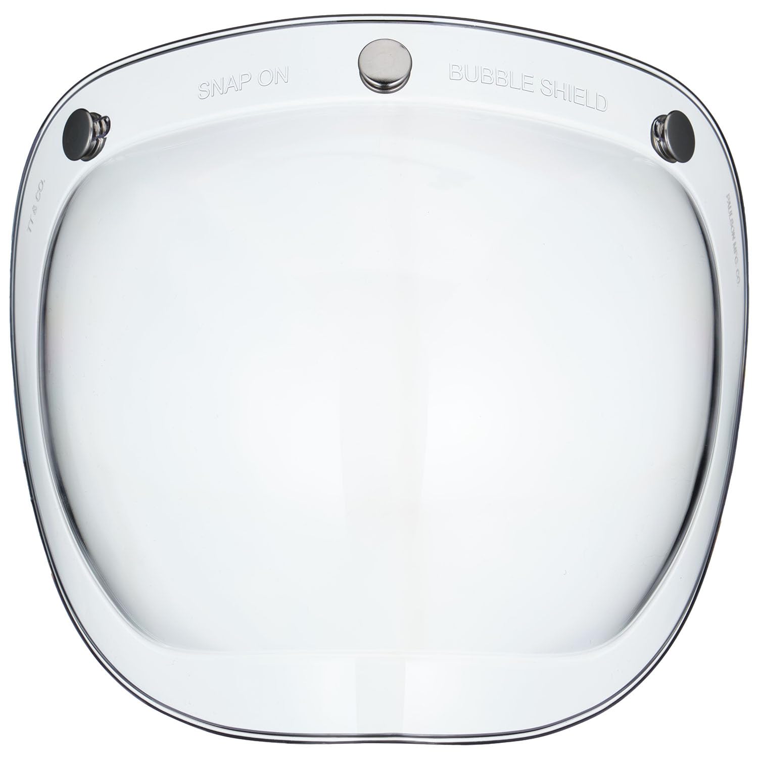 

Прозрачный пузырьковый щиток Paulson для реактивного шлема, закрывающий лицо, винтажный TT&CO.