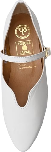 Yosuke Women's Ballet Flats, 5510117, Off-White, Size 22.5 Cm